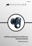 GSM-Überwachungskamera mit PIR-Sensor Nachtsicht