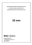 skötselinstruktioner och reservdelslista instructions and spare parts