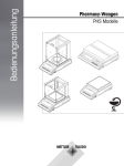 Bedienungsanleitung Pharmacy-Waagen PHS
