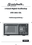 2-Kanal-Digital-Oszilloskop UTD 2052 CEL