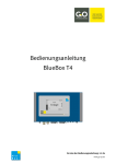 Bedienungsanleitung BlueBox T4 - Go