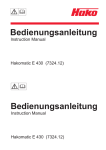 Bedienungsanleitung