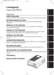 user's manual bedienungsanleitung manuel d'utilisation manuale d