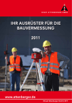 IHR AUSRÜSTER FÜR DIE BAUVERMESSUNG 2011