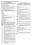 Bedienelemente Inbetriebnahme, Einstellung der Schaltschwelle f&uuml;r