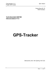 µC gesteuerter GPS Tracker, Björn Hackel