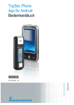 TopSec Phone App f&uuml;r Android Bedienhandbuch
