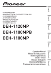 DEH-1120MP DEH-1100MPB DEH