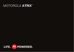 Bedienungsanleitung Motorola Atrix