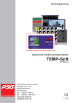 Bedienungsanleitung TEMP-Soft - psg