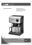 Bedienungsanleitung/Garantie KA 3459 T Kaffee