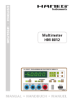Multimeter HM 8012