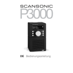 Bedienungsanleitung-Scansonic P3000