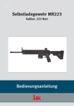 Bedienungsanleitung Selbstladegewehr MR223