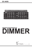 Bedienungsanleitung &bull; Stairville &bull; Dimmer &bull; DC-405S