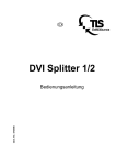 DVI Splitter 1/2 - TLS Communication