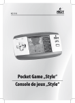 Pocket Game &bdquo;Style&ldquo; Console de jeux &bdquo;Style&ldquo;