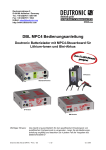 DBL MPC4 Bedienungsanleitung