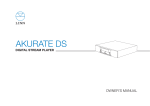 Akurate DS owner's manual