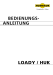 Betriebsanleitung Loady/HUK
