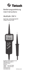 Bedienungsanleitung User Instructions MultiSafe DSP 4