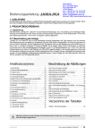 Bedienungsanleitung KBS Jamaika