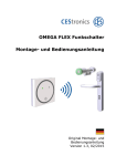 OMEGA FLEX Funkschalter Montage