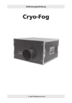 Bedienungsanleitung Cryo-Fog