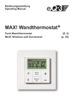 MAX! Wandthermostat+