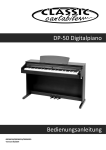 DP-50 Digitalpiano Bedienungsanleitung
