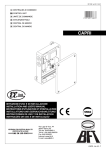 istruzioni d'uso e di installazione installation and user's