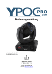 GLP YPOC 250 Pro mit zusätzlichen Goborad
