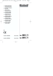 Anleitung SB 401-1-501-1 SKP 1