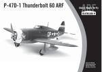 35349 HAN P-47D-1 Thunderbolt 60 ARF ENDEIT