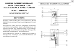 und feuchtensensor sowie funkuhr model: bar182hg