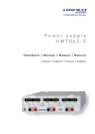 Triple Power Supply HM7042-5