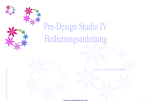 Pre-Design Studio IV Bedienungsanleitung