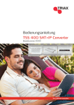 Bedienungsanleitung TSS 400 SAT>IP Converter