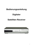 Bedienungsanleitung Digitaler Satelliten Receiver - AHG