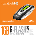 Bedienungsanleitung Maxfield G-Flash Deluxe 1GB