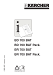 BD 700 BAT BD 700 BAT Pack. BR 700 BAT BR 700 BAT Pack.