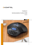 Handbuch Konferenztelefon Konftel 200W