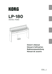 LP-180 Owner's Manual
