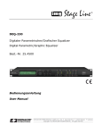 DEQ-230 Digitaler Parametrischer/Grafischer Equalizer