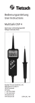 Bedienungsanleitung User Instructions MultiSafe DSP 4