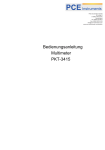 Bedienungsanleitung Multimeter PKT-3415