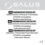 DE THERMOSTAT ERT30 UP Elektronischer - Salus