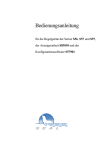 Handbuch f&uuml;r Programmiersoftware S57901 sowie Mess