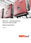 REFUsol – Solarwechselrichter REFUsol 008K bis 020K