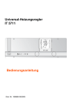 Universal-Heizungsregler IT 5711 Bedienungsanleitung